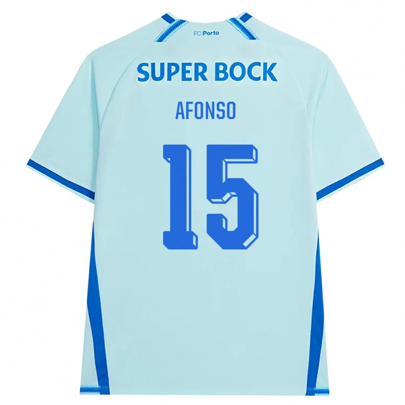 Danxen Mænd Zé Afonso #15 Lyshimmelblå Blå Tredje Sæt Spillertrøjer 2026/27 Trøje T-Shirt