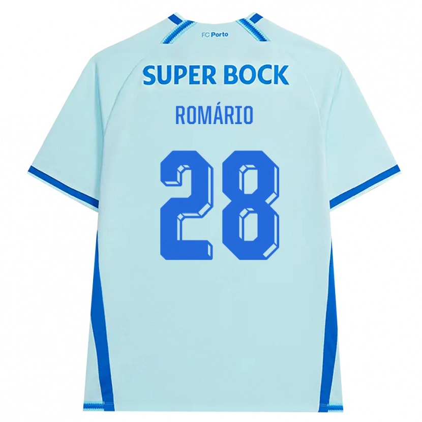 Danxen Mænd Romario Baro #28 Lyshimmelblå Blå Tredje Sæt Spillertrøjer 2026/27 Trøje T-Shirt