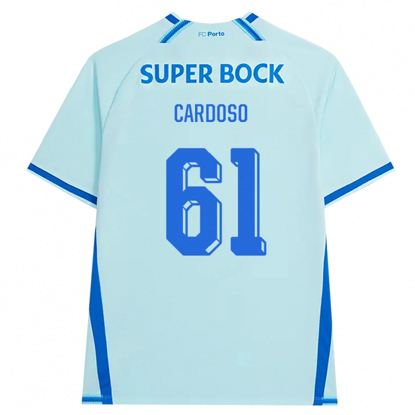 Danxen Mænd Ivan Cardoso #61 Lyshimmelblå Blå Tredje Sæt Spillertrøjer 2026/27 Trøje T-Shirt