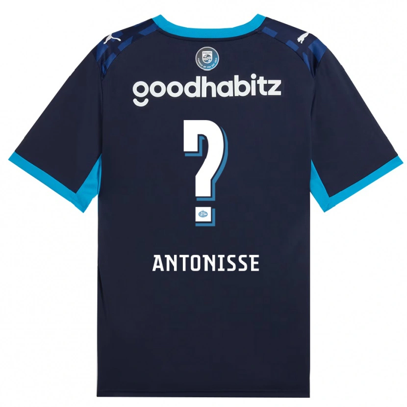 Danxen Mænd Jeremy Antonisse #0 Jægerblå Kongeblå Tredje Sæt Spillertrøjer 2026/27 Trøje T-Shirt