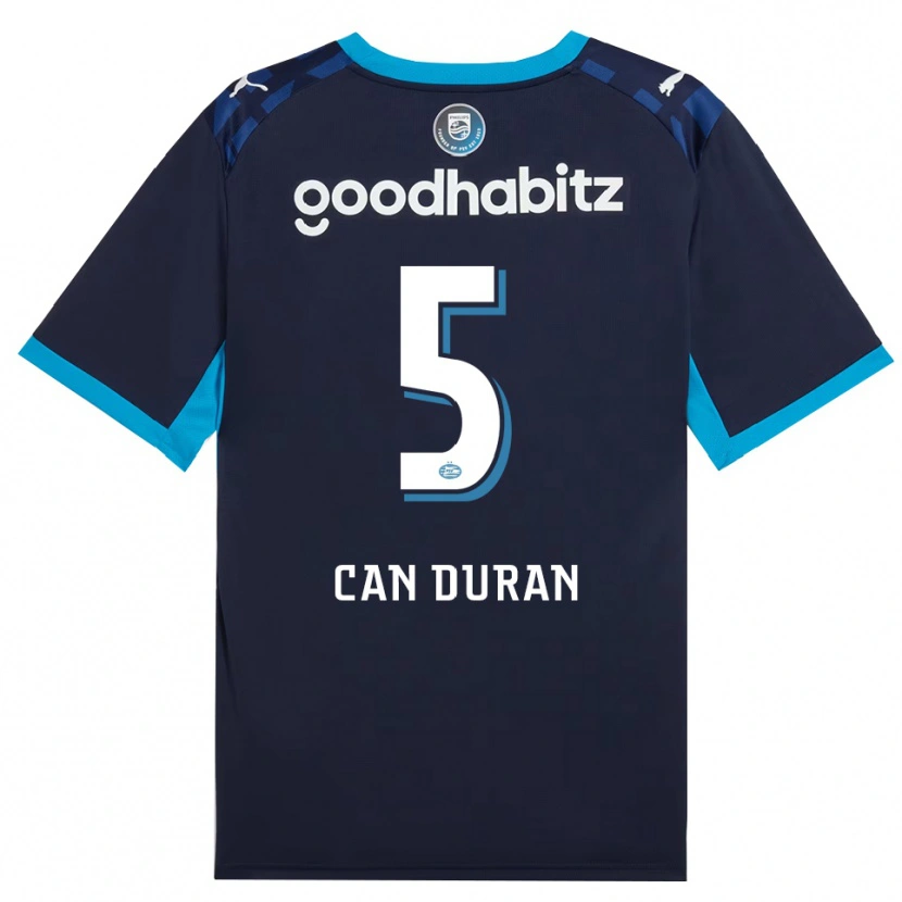 Danxen Mænd Emre Can Duran #5 Jægerblå Kongeblå Tredje Sæt Spillertrøjer 2026/27 Trøje T-Shirt