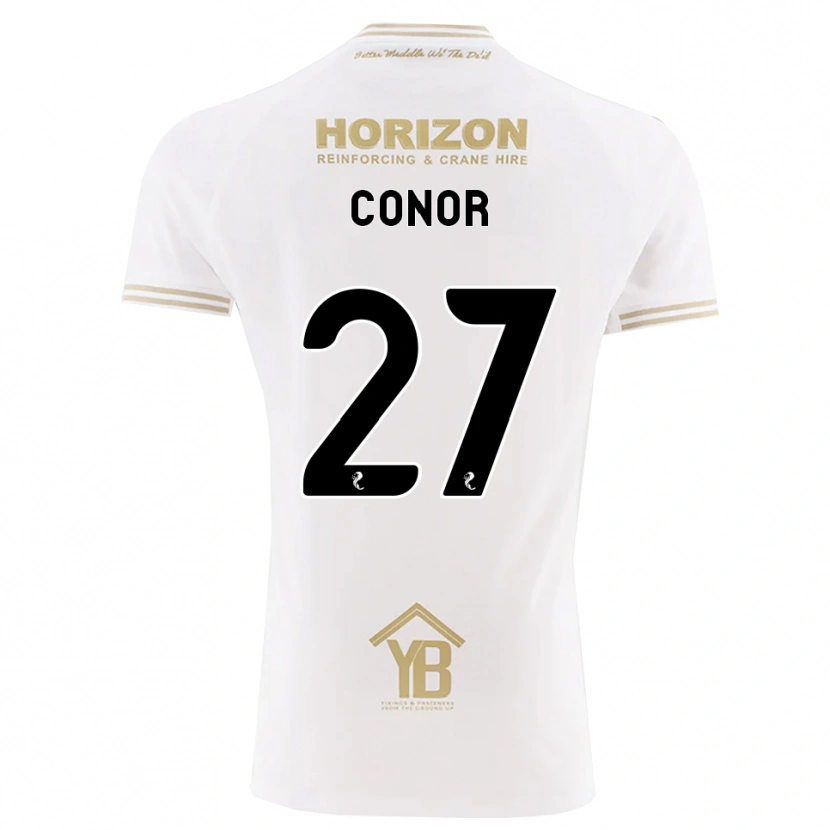 Danxen Mænd Conor Mcleod #27 Hvede Hvid Udebane Spillertrøjer 2026/27 Trøje T-Shirt