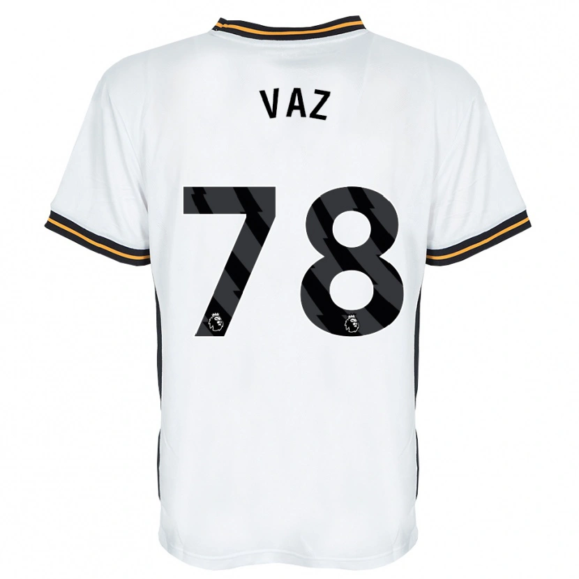 Danxen Mænd Robinio Vaz #78 Hvid Orange Sort Udebane Spillertrøjer 2026/27 Trøje T-Shirt