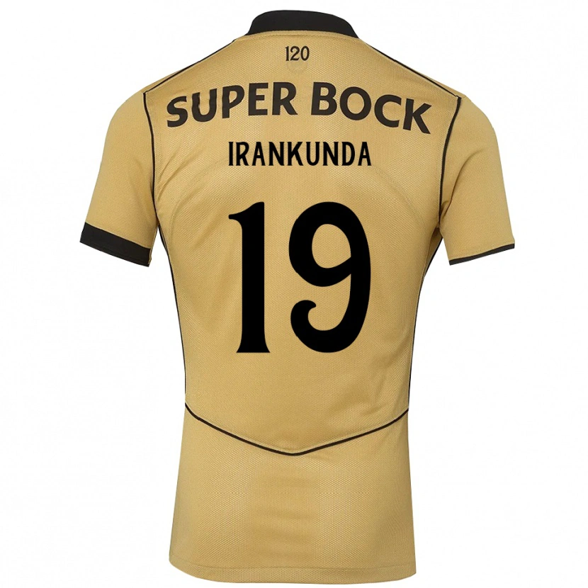 Danxen Mænd Nestory Irankunda #19 Gyldengul Sort Udebane Spillertrøjer 2026/27 Trøje T-Shirt