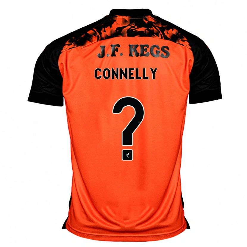 Danxen Kvinder David Connelly #0 Orange Sort Hvid Hjemmebane Spillertrøjer 2026/27 Trøje T-Shirt