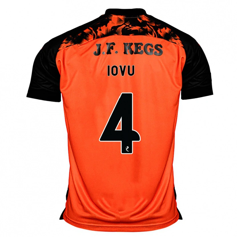 Danxen Kvinder Iurie Iovu #4 Orange Sort Hvid Hjemmebane Spillertrøjer 2026/27 Trøje T-Shirt