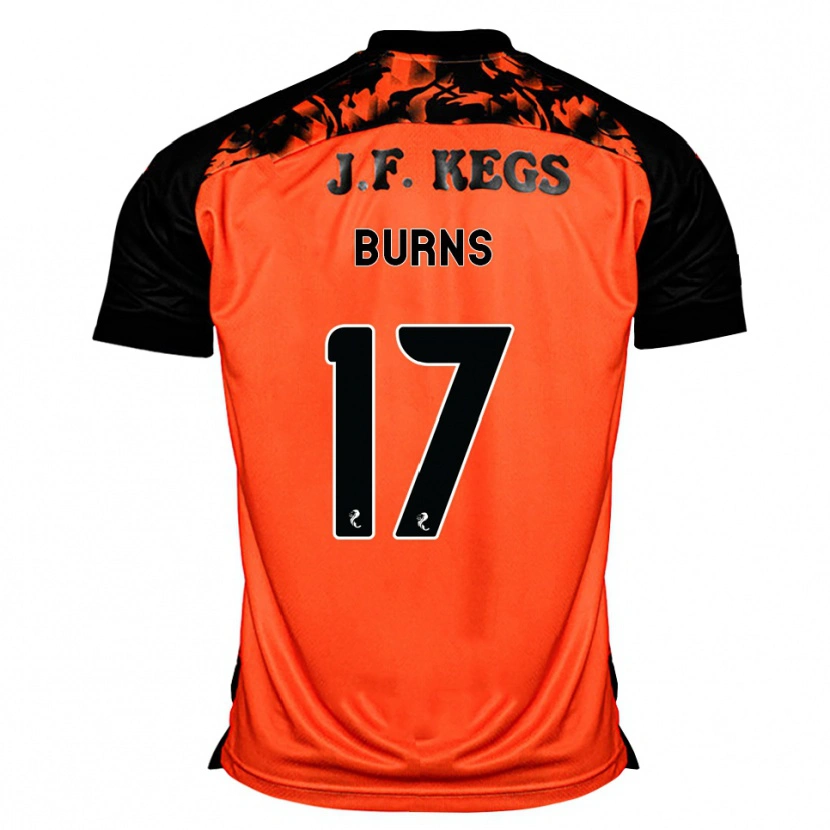 Danxen Kvinder Megan Burns #17 Orange Sort Hvid Hjemmebane Spillertrøjer 2026/27 Trøje T-Shirt