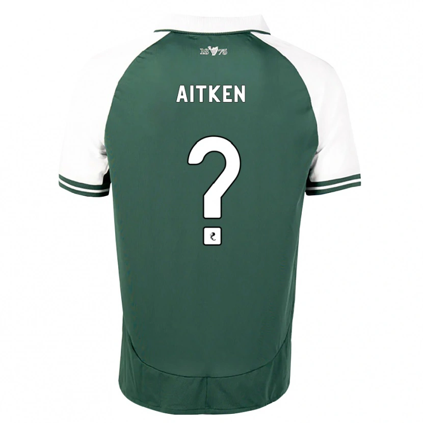 Danxen Kvinder Conor Aitken #0 Havgrøn Hvid Hjemmebane Spillertrøjer 2026/27 Trøje T-Shirt