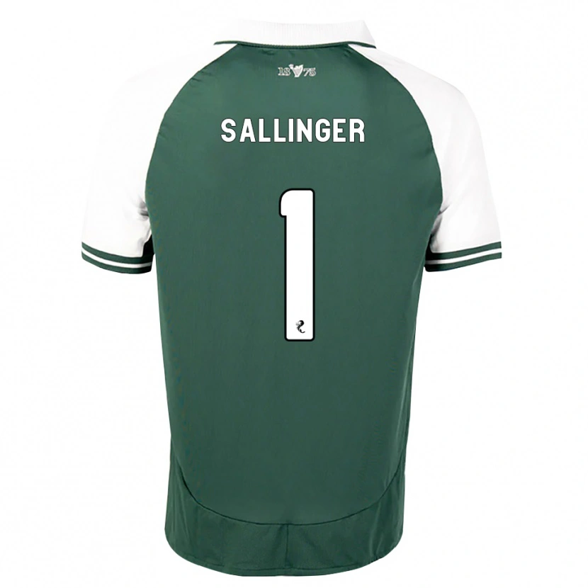 Danxen Kvinder Raphael Sallinger #1 Havgrøn Hvid Hjemmebane Spillertrøjer 2026/27 Trøje T-Shirt