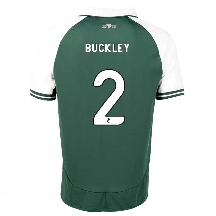Danxen Kvinder Adam Buckley #2 Havgrøn Hvid Hjemmebane Spillertrøjer 2026/27 Trøje T-Shirt