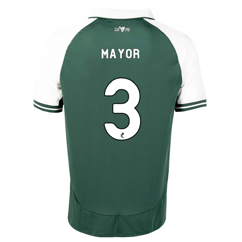 Danxen Kvinder Adam Mayor #3 Havgrøn Hvid Hjemmebane Spillertrøjer 2026/27 Trøje T-Shirt