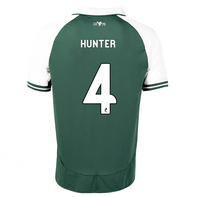 Danxen Kvinder Siobhan Hunter #4 Havgrøn Hvid Hjemmebane Spillertrøjer 2026/27 Trøje T-Shirt