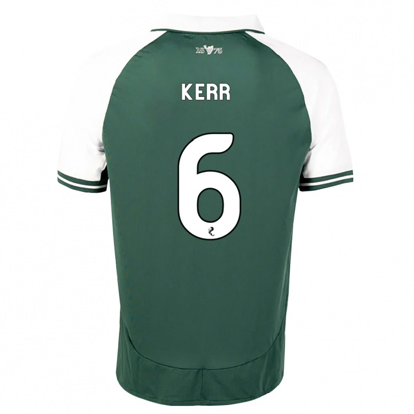 Danxen Kvinder Jason Kerr #6 Havgrøn Hvid Hjemmebane Spillertrøjer 2026/27 Trøje T-Shirt