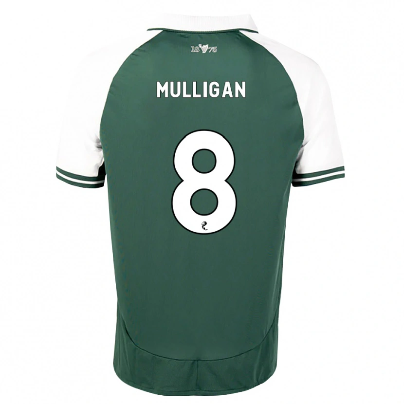 Danxen Kvinder Josh Mulligan #8 Havgrøn Hvid Hjemmebane Spillertrøjer 2026/27 Trøje T-Shirt