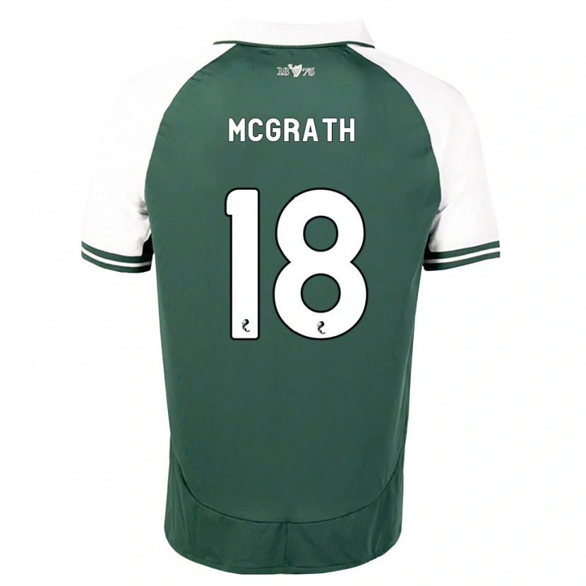 Danxen Kvinder Joseph Mcgrath #18 Havgrøn Hvid Hjemmebane Spillertrøjer 2026/27 Trøje T-Shirt