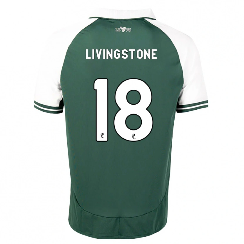 Danxen Kvinder Rosie Livingstone #18 Havgrøn Hvid Hjemmebane Spillertrøjer 2026/27 Trøje T-Shirt