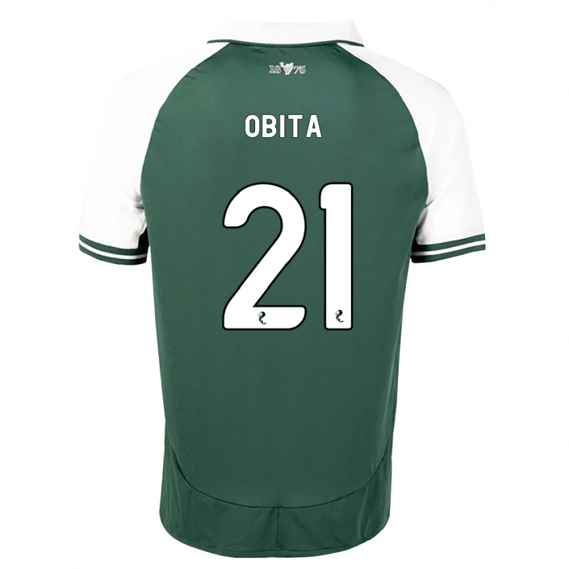 Danxen Kvinder Jordan Obita #21 Havgrøn Hvid Hjemmebane Spillertrøjer 2026/27 Trøje T-Shirt