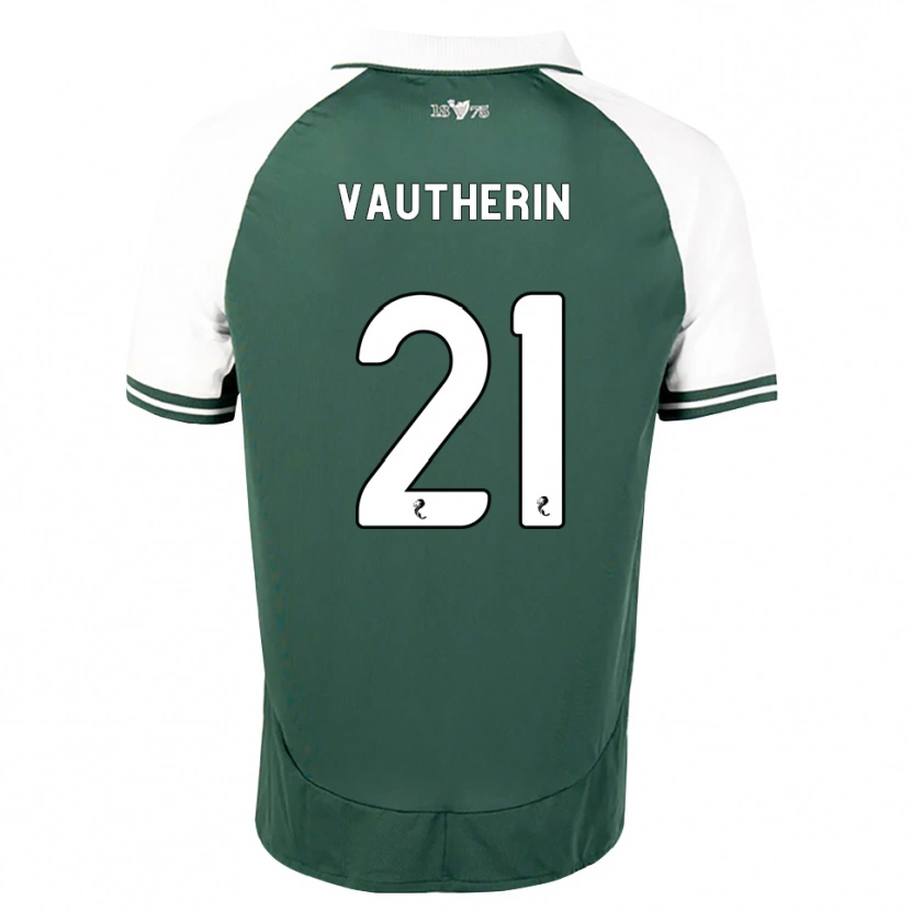 Danxen Kvinder Sam Vautherin #21 Havgrøn Hvid Hjemmebane Spillertrøjer 2026/27 Trøje T-Shirt
