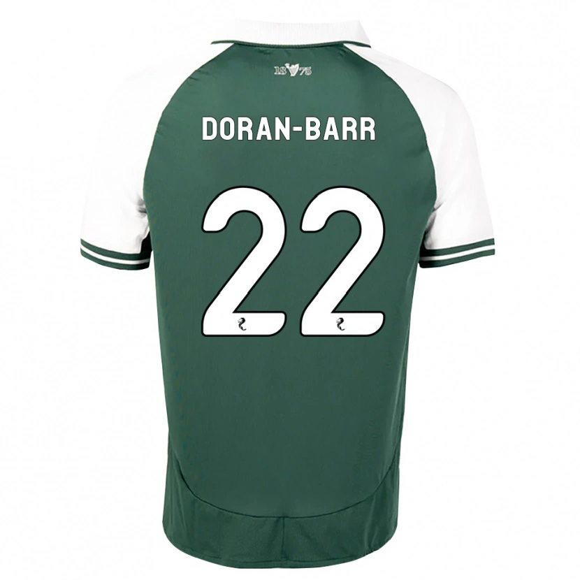 Danxen Kvinder Lauren Doran-Barr #22 Havgrøn Hvid Hjemmebane Spillertrøjer 2026/27 Trøje T-Shirt