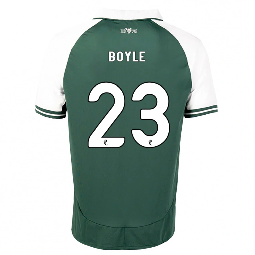 Danxen Kvinder Rachael Boyle #23 Havgrøn Hvid Hjemmebane Spillertrøjer 2026/27 Trøje T-Shirt
