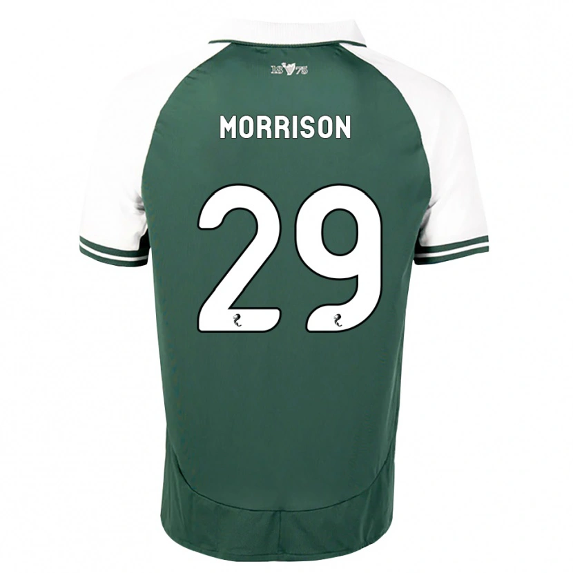 Danxen Kvinder Kirsty Morrison #29 Havgrøn Hvid Hjemmebane Spillertrøjer 2026/27 Trøje T-Shirt