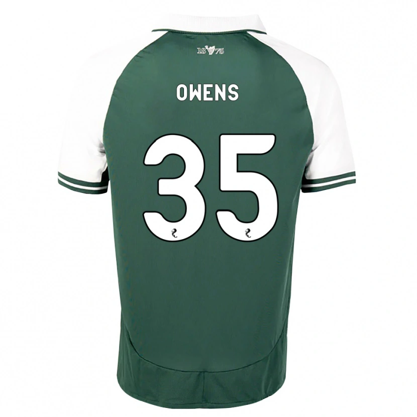 Danxen Kvinder Freddie Owens #35 Havgrøn Hvid Hjemmebane Spillertrøjer 2026/27 Trøje T-Shirt