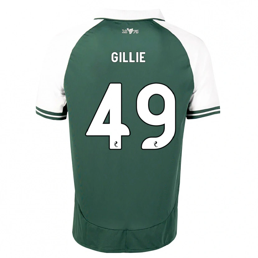 Danxen Kvinder Lewis Gillie #49 Havgrøn Hvid Hjemmebane Spillertrøjer 2026/27 Trøje T-Shirt