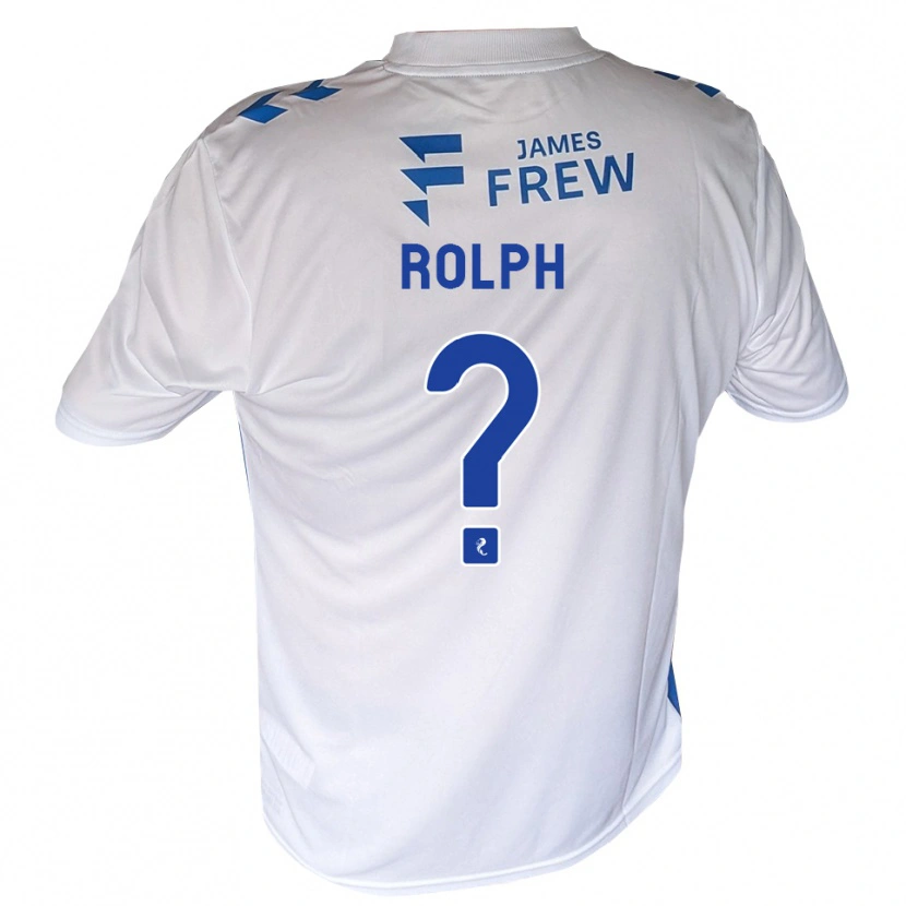 Danxen Kvinder Kirsten Rolph #0 Kongeblå Hvid Hjemmebane Spillertrøjer 2026/27 Trøje T-Shirt