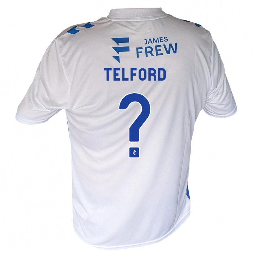 Danxen Kvinder Nicole Telford #0 Kongeblå Hvid Hjemmebane Spillertrøjer 2026/27 Trøje T-Shirt