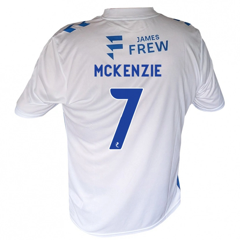 Danxen Kvinder Rory Mckenzie #7 Kongeblå Hvid Hjemmebane Spillertrøjer 2026/27 Trøje T-Shirt