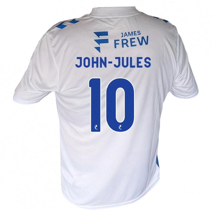 Danxen Kvinder Tyreece John-Jules #10 Kongeblå Hvid Hjemmebane Spillertrøjer 2026/27 Trøje T-Shirt