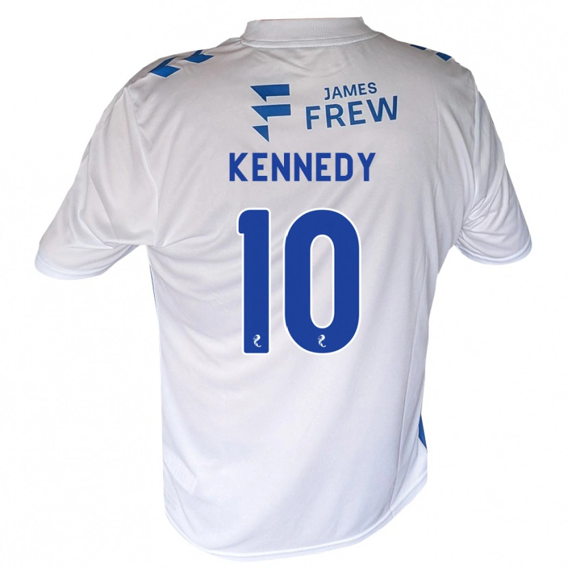 Danxen Kvinder Matty Kennedy #10 Kongeblå Hvid Hjemmebane Spillertrøjer 2026/27 Trøje T-Shirt