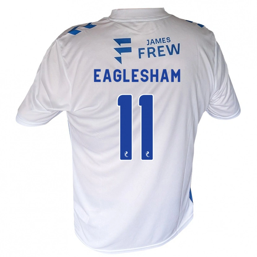 Danxen Kvinder Cooper Eaglesham #11 Kongeblå Hvid Hjemmebane Spillertrøjer 2026/27 Trøje T-Shirt