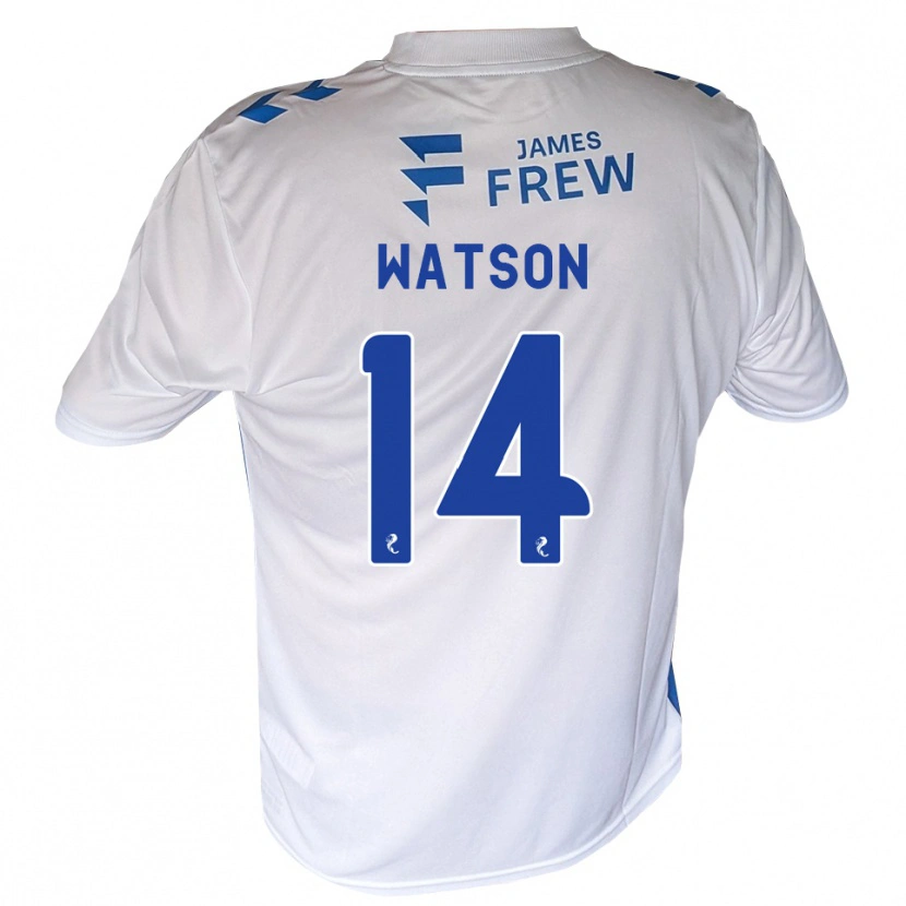 Danxen Kvinder Craig Watson #14 Kongeblå Hvid Hjemmebane Spillertrøjer 2026/27 Trøje T-Shirt