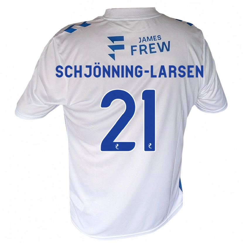 Danxen Kvinder Michael Schjönning-Larsen #21 Kongeblå Hvid Hjemmebane Spillertrøjer 2026/27 Trøje T-Shirt