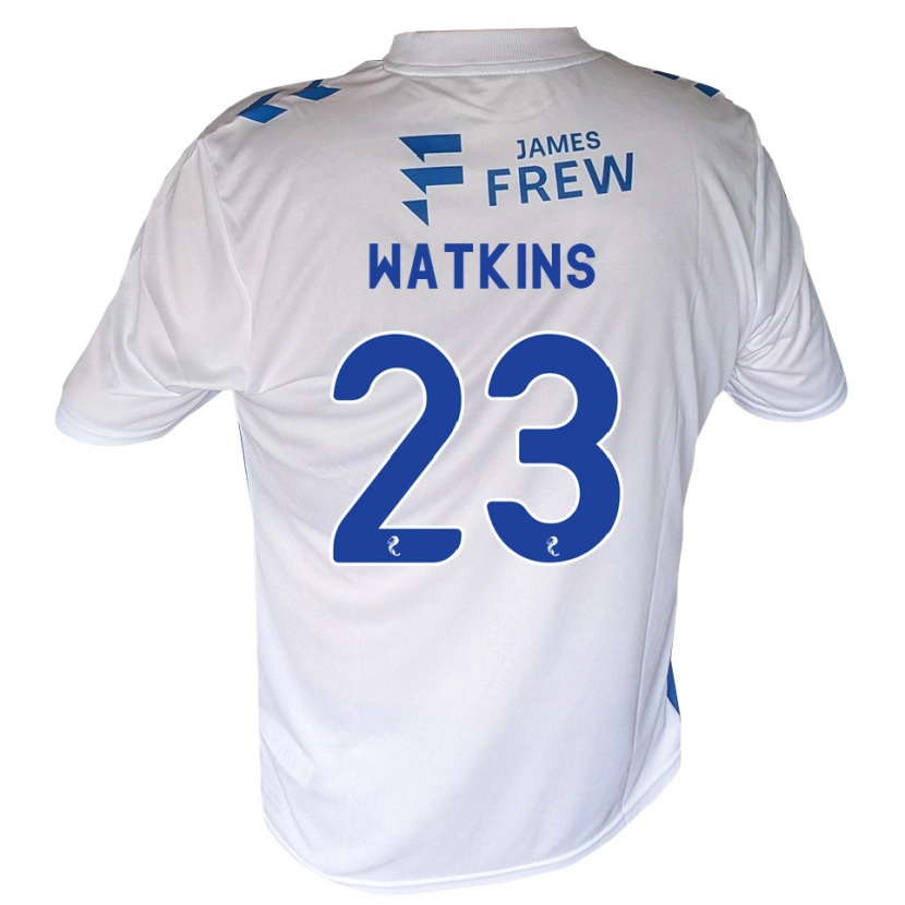 Danxen Kvinder Marley Watkins #23 Kongeblå Hvid Hjemmebane Spillertrøjer 2026/27 Trøje T-Shirt