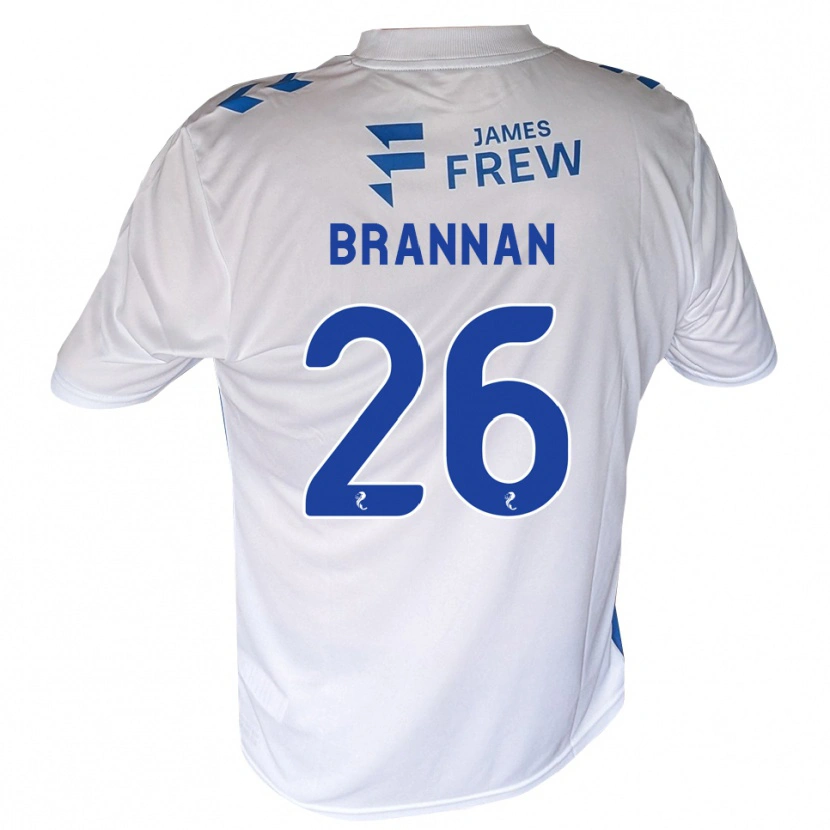 Danxen Kvinder Ben Brannan #26 Kongeblå Hvid Hjemmebane Spillertrøjer 2026/27 Trøje T-Shirt