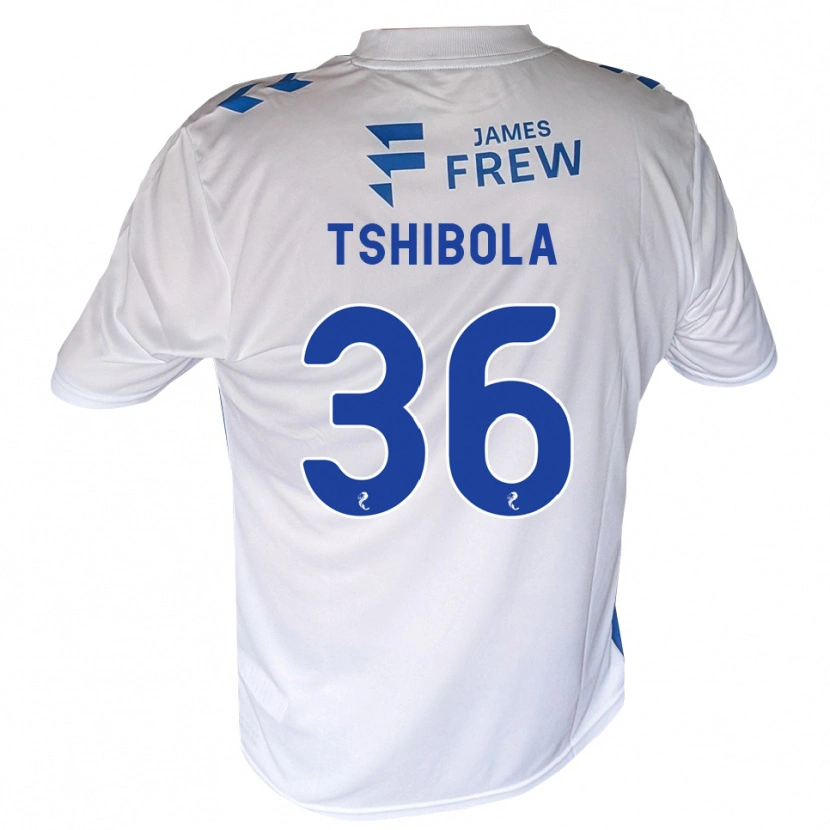 Danxen Kvinder Aaron Tshibola #36 Kongeblå Hvid Hjemmebane Spillertrøjer 2026/27 Trøje T-Shirt
