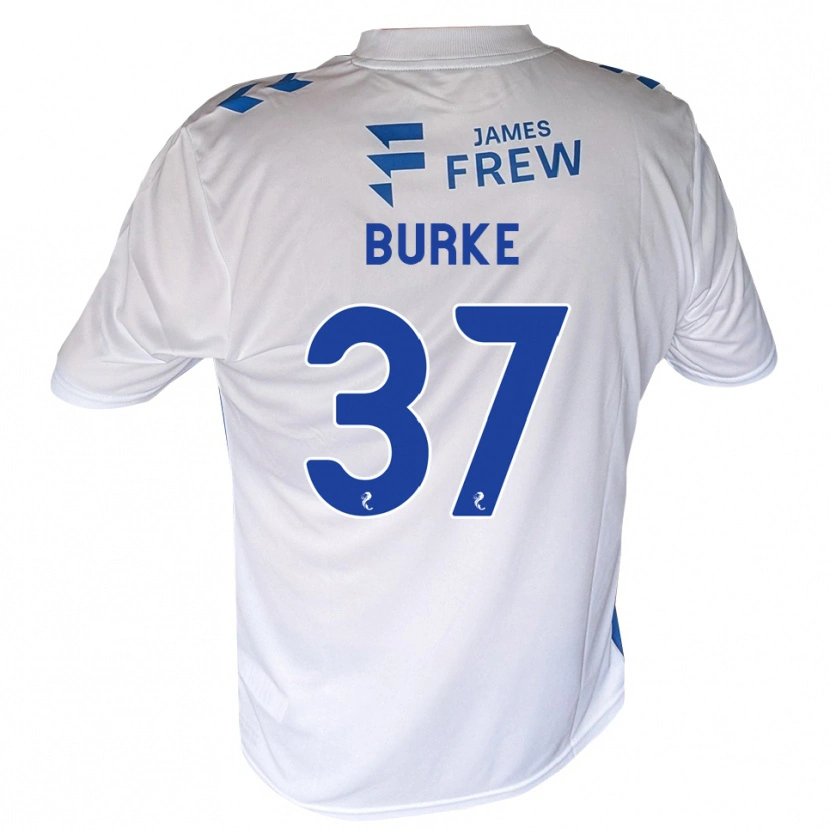 Danxen Kvinder Cole Burke #37 Kongeblå Hvid Hjemmebane Spillertrøjer 2026/27 Trøje T-Shirt