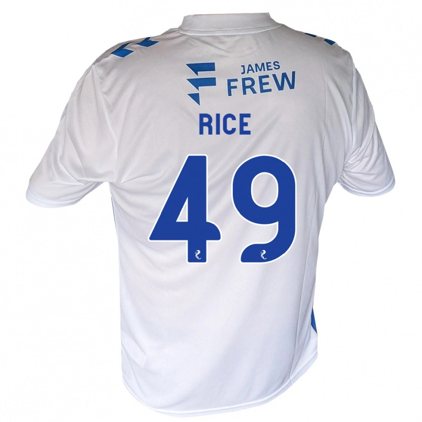 Danxen Kvinder Bailey Rice #49 Kongeblå Hvid Hjemmebane Spillertrøjer 2026/27 Trøje T-Shirt