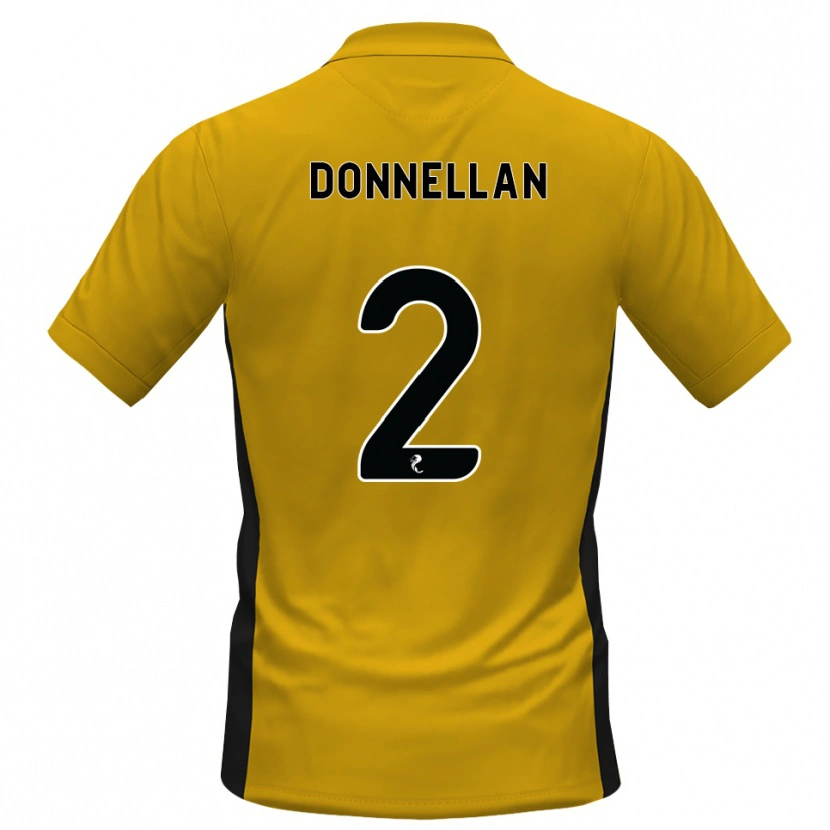 Danxen Kvinder Shaun Donnellan #2 Orange Sort Hjemmebane Spillertrøjer 2026/27 Trøje T-Shirt
