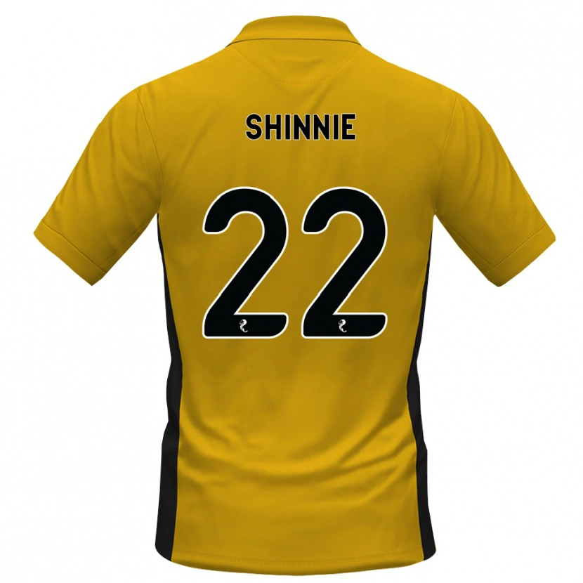 Danxen Kvinder Andrew Shinnie #22 Orange Sort Hjemmebane Spillertrøjer 2026/27 Trøje T-Shirt
