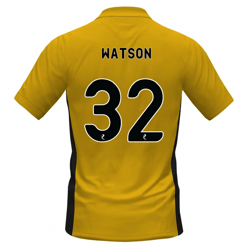 Danxen Kvinder Ashley Watson #32 Orange Sort Hjemmebane Spillertrøjer 2026/27 Trøje T-Shirt