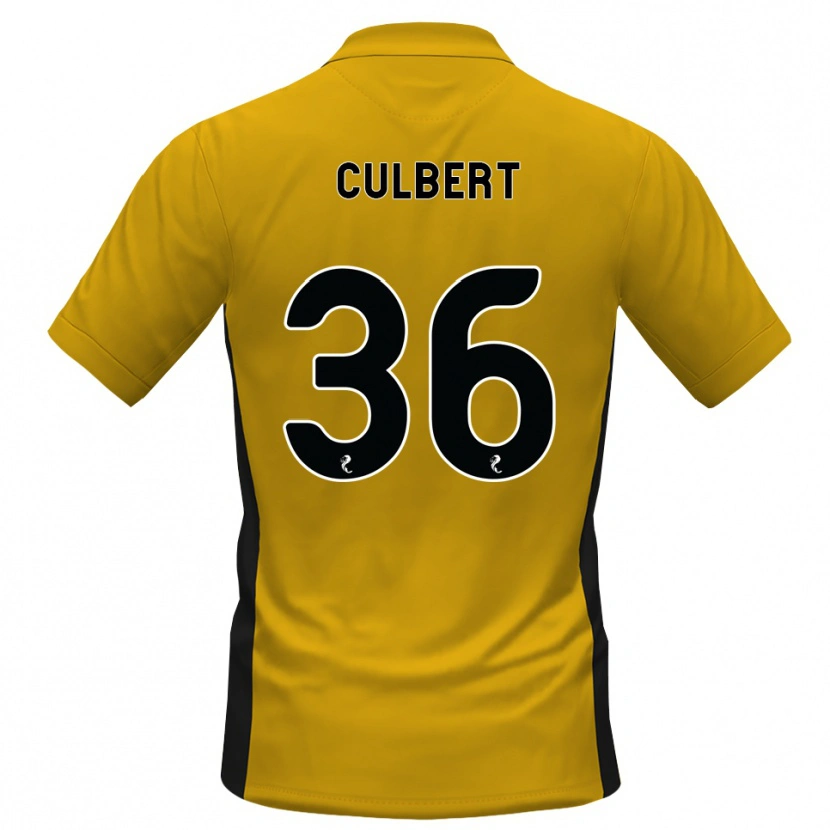 Danxen Kvinder Sam Culbert #36 Orange Sort Hjemmebane Spillertrøjer 2026/27 Trøje T-Shirt