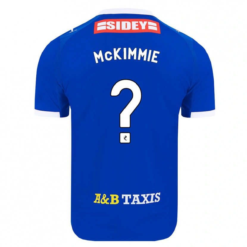 Danxen Kvinder Lucas Mckimmie #0 Blå Rød Gul Hjemmebane Spillertrøjer 2026/27 Trøje T-Shirt