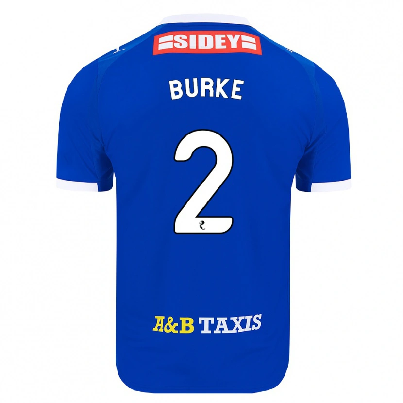 Danxen Kvinder Fallon Burke #2 Blå Rød Gul Hjemmebane Spillertrøjer 2026/27 Trøje T-Shirt