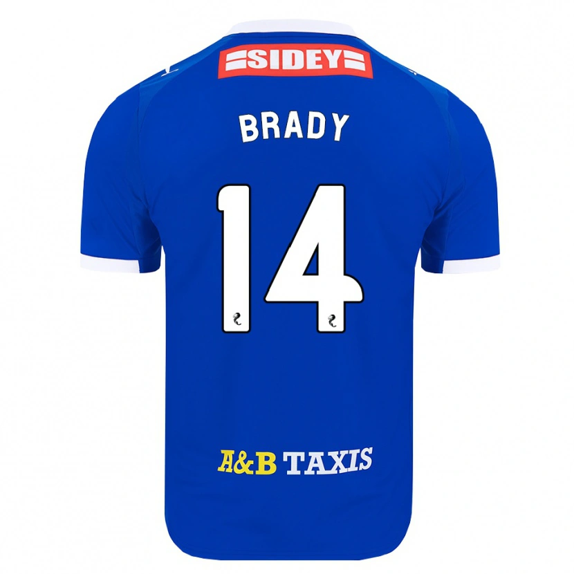 Danxen Kvinder Scarlett Brady #14 Blå Rød Gul Hjemmebane Spillertrøjer 2026/27 Trøje T-Shirt