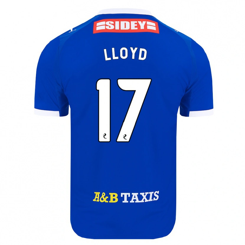 Danxen Kvinder Louis Lloyd #17 Blå Rød Gul Hjemmebane Spillertrøjer 2026/27 Trøje T-Shirt