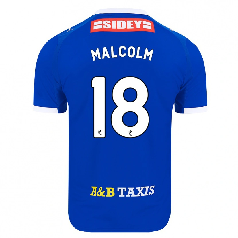 Danxen Kvinder Jodie Malcolm #18 Blå Rød Gul Hjemmebane Spillertrøjer 2026/27 Trøje T-Shirt
