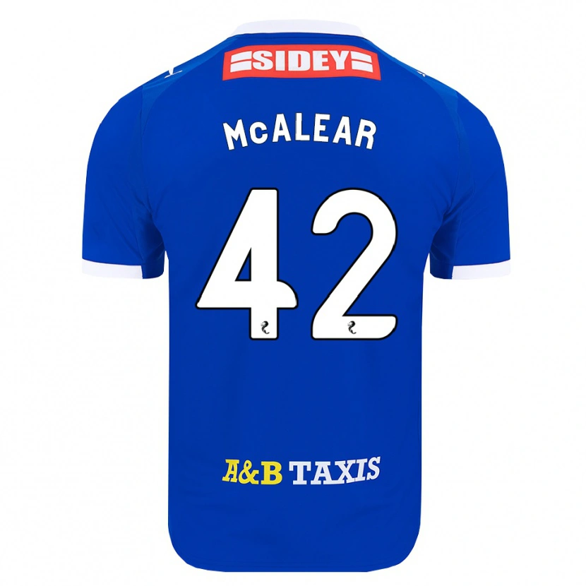 Danxen Kvinder Reece Mcalear #42 Blå Rød Gul Hjemmebane Spillertrøjer 2026/27 Trøje T-Shirt